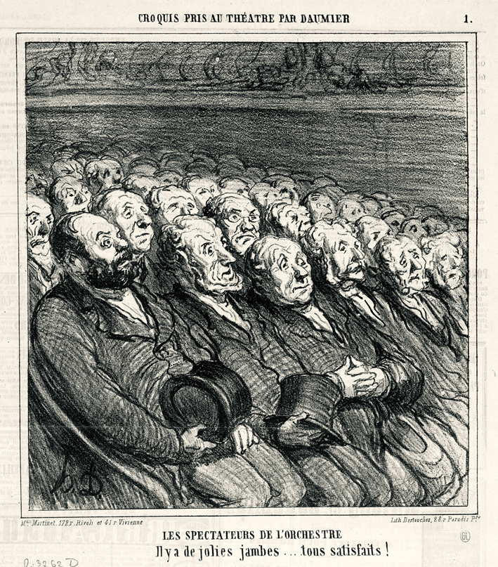  奥诺雷·杜米埃 Honore Daumier ——乐团观众